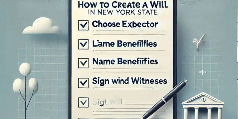 How to Create a Will in New York State: A Step-by-Step Guide